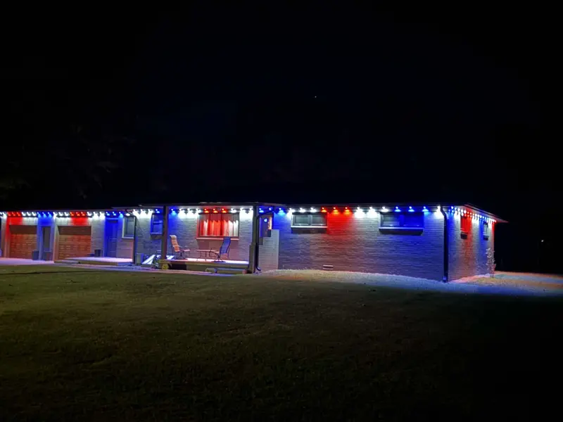 Red white blue ranch