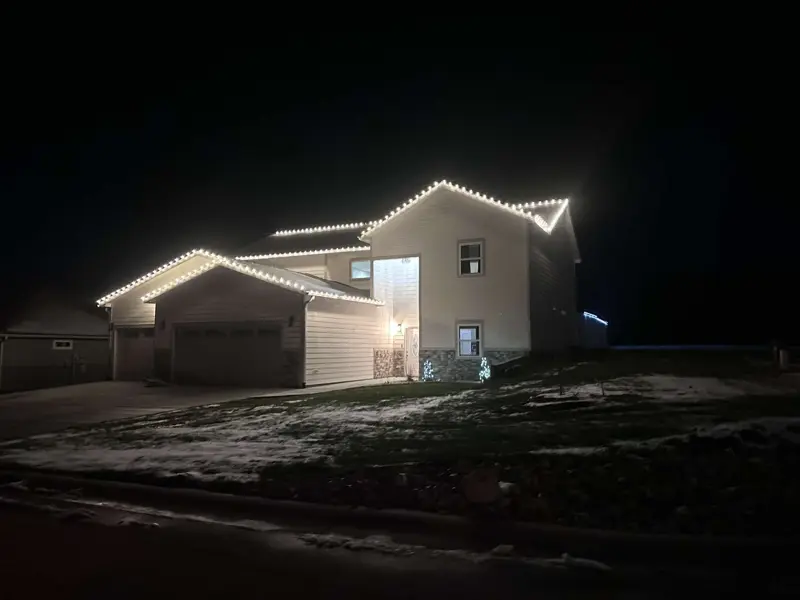 Home with white lights